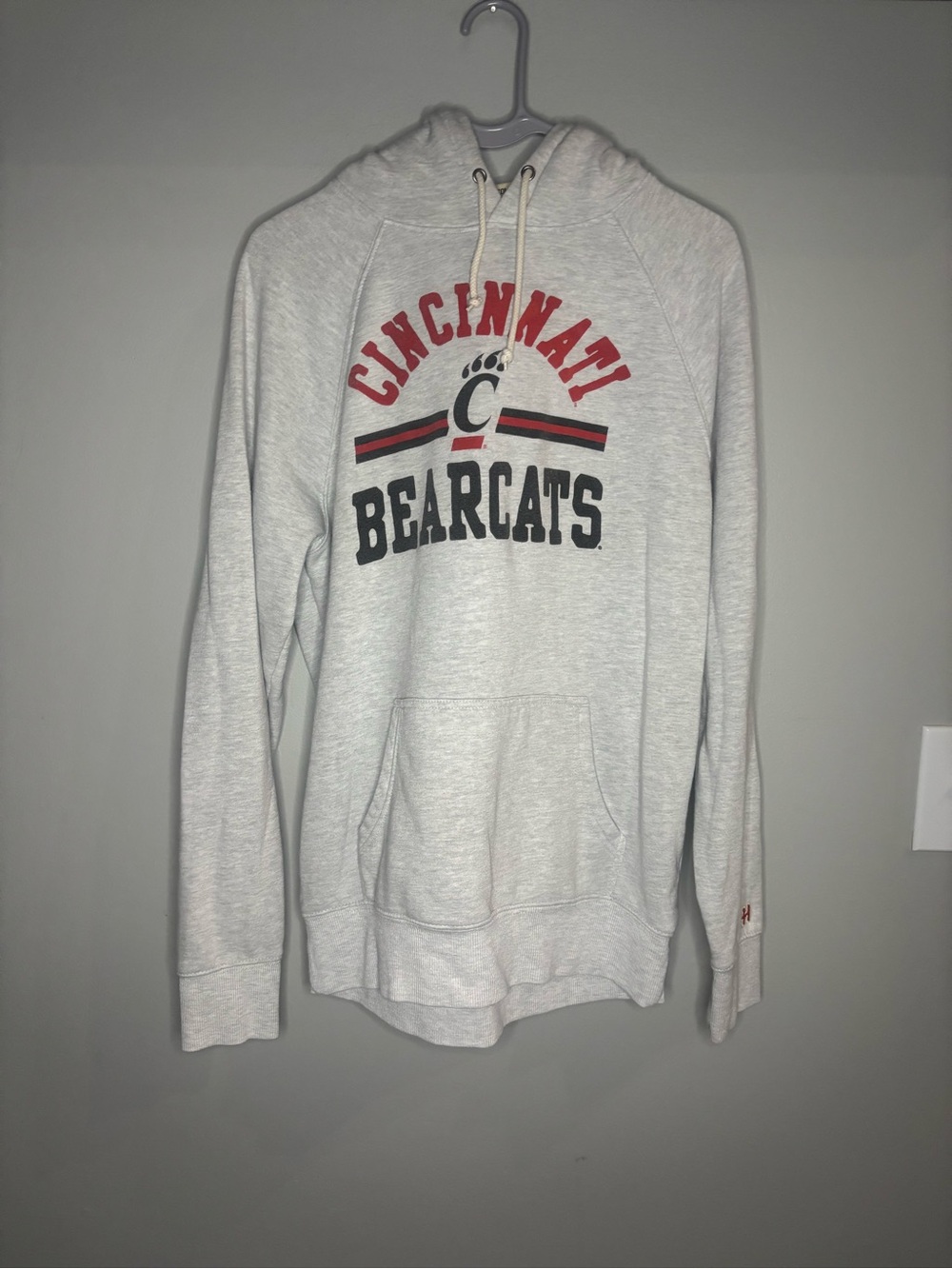 HOMAGE Gray Cincinnati Bearcats Zip-Up Hoodie
